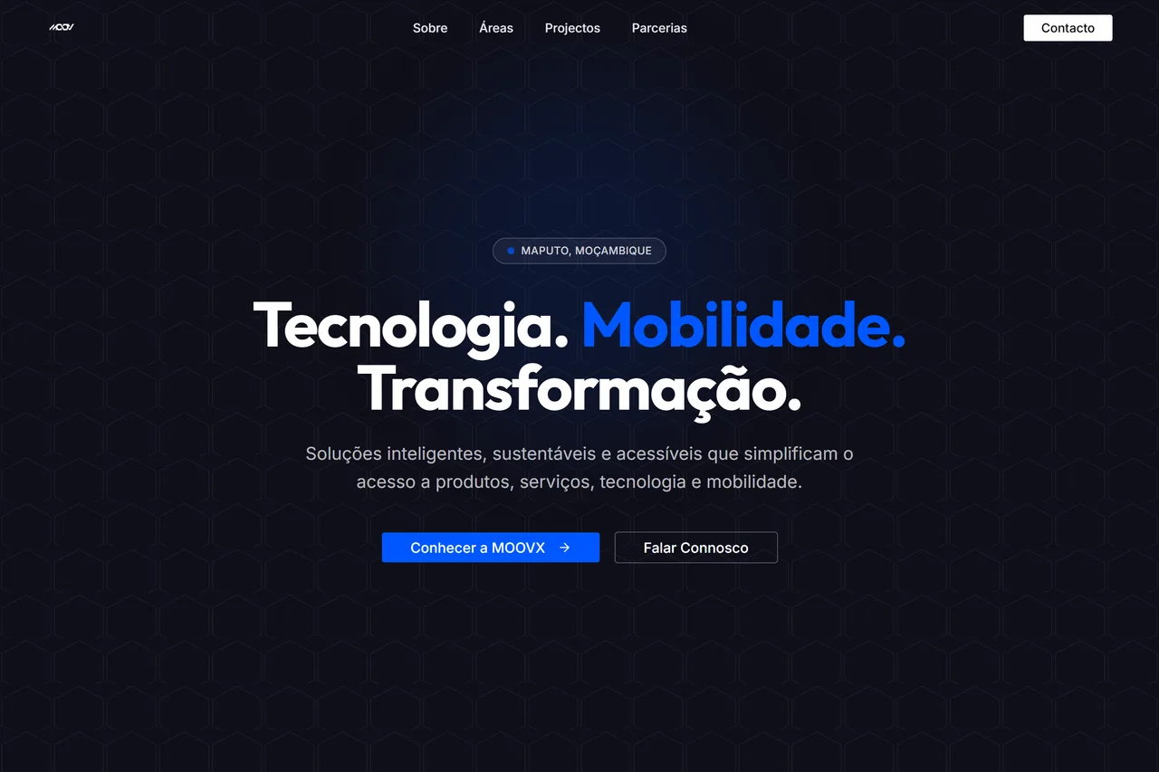 Screenshot of moovx.co.mz